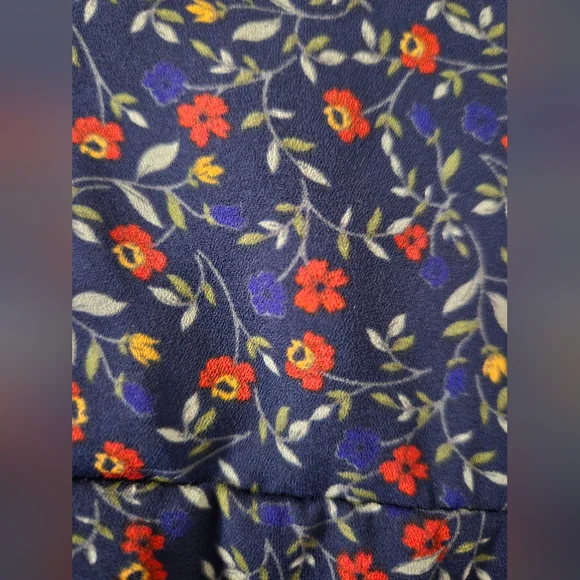 JACK by BB DAKOTA Blue Floral Mini Dress Long sleeves  Size S - Picture 4 of 16